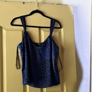 Marciano Blue and Black Camisole